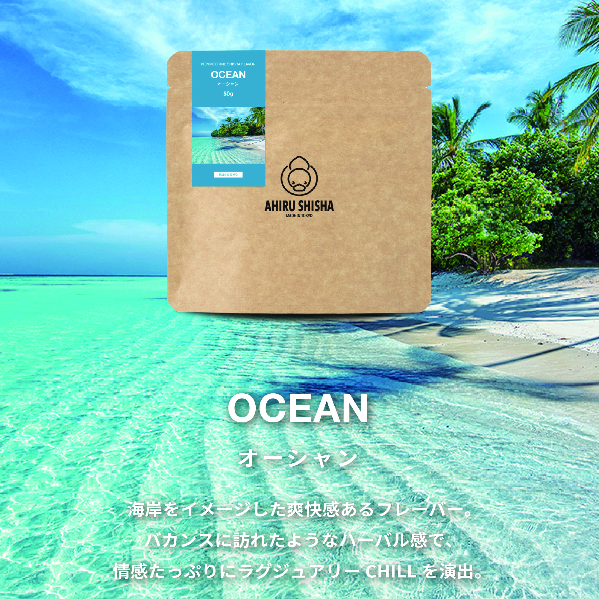 AHIRU SHISHA OCEAN（オーシャン）フレーバー